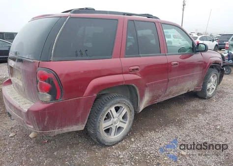 2007 Chevrolet Trailblazer Lt из США, поврежденный, VIN 1GNDT13S472202552